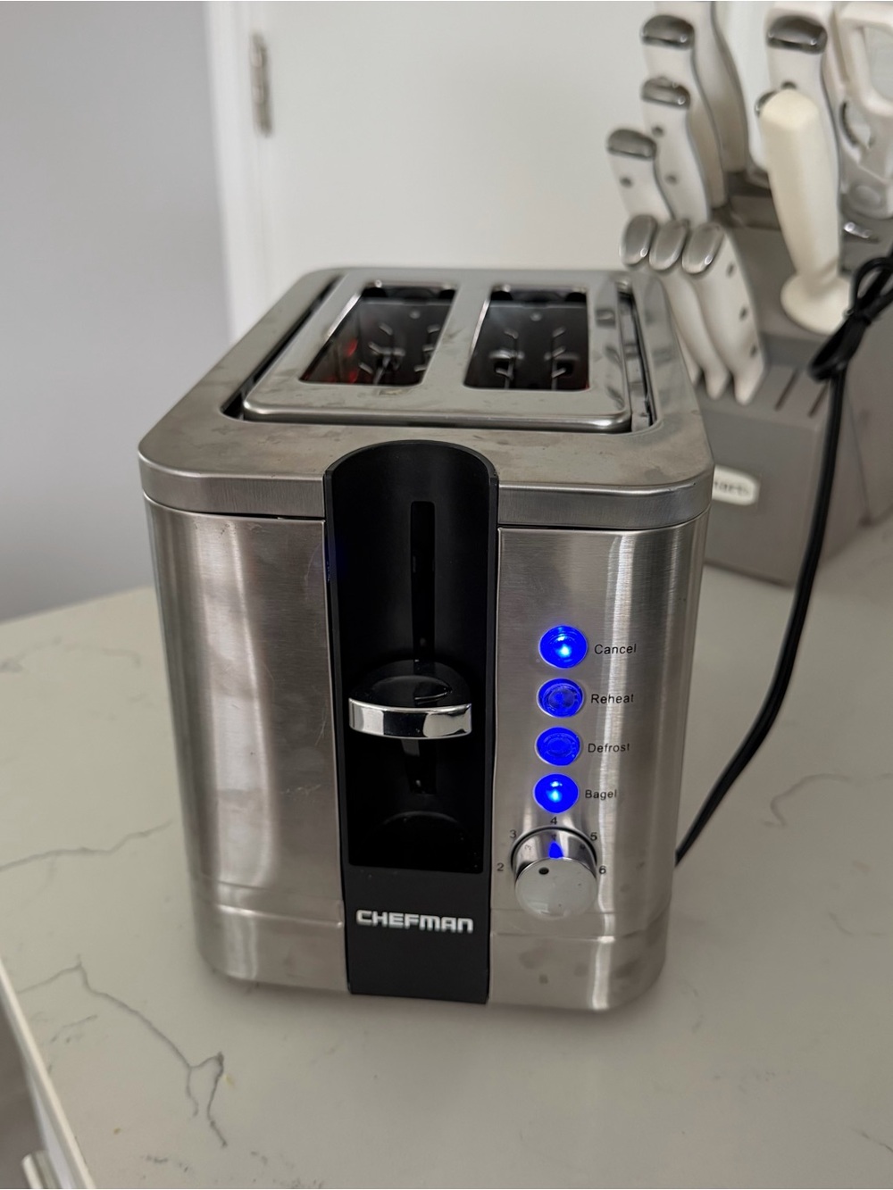 Chefman Stainless Steel 2-Slice Toaster - Silver